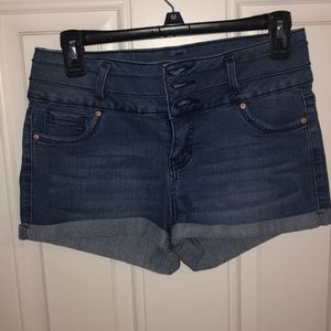 high waisted shorts
